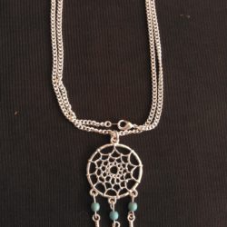 Dream catcher necklace