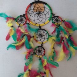 Rasta Dream Catcher 4.5 inch